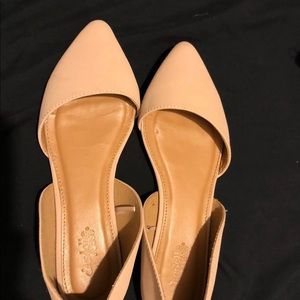 Charlotte Russe Shoes - Charolette Russe tan flats - never worn Charlotte Russe Shoes - Charolette Russe tan flats - never worn